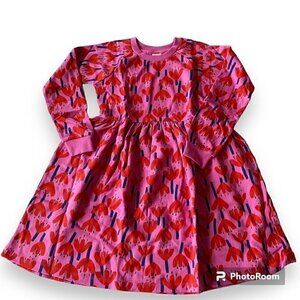 NWOT Hanna Andersson Girl Sunset Tulip French Terry Dress 12 Years